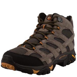 MERRELL MEN'S MOAB 2 VENT MID HIKING BOOT, WALNUT, 9 M US